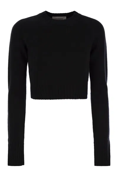 Sportmax Max Mara  Fragola - Cashmere And Wool Sweater In Black