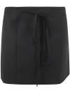 Sportmax Genny Mini Skirt In Black