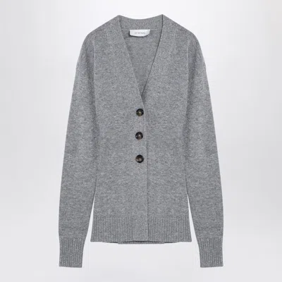 Max Mara Sportmax Grey Wool And Cashmere Cardigan In Gray