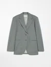 Sportmax Max Mara  Grey Wool Baffo Blazer