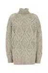 Sportmax Grey Wool Blend Edicola Oversize Sweater