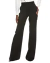 Max Mara Sportmax Hangar Wool Long Trouser In Black
