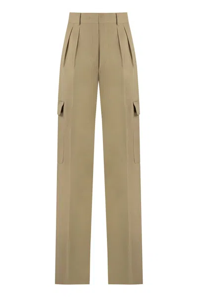 Max Mara Sportmax Jacopo High-waist Wide-leg Trousers In Beige