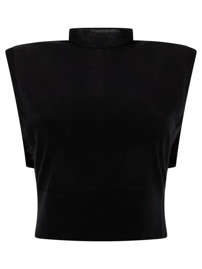 Sportmax Knitwear Black In Brown