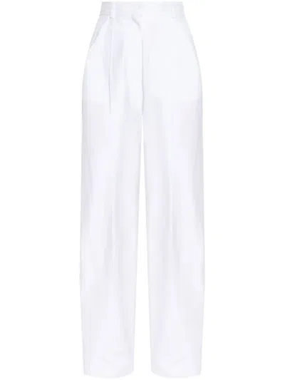 Sportmax Leone Pences Cotton Trousers By Max Mara