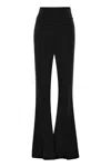 Sportmax Lince Flare Trousers With Customised Double Belt