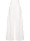 Sportmax White Wide Leg Pant