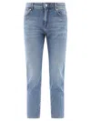 Sportmax Cropped Washed Denim Jeans