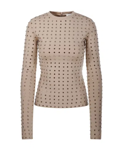 Max Mara Sportmax Negus T-shirt In Neutrals