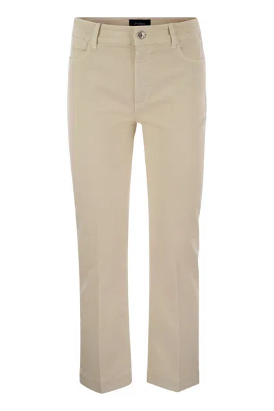 Max Mara Sportmax Nilly - Five-pocket Mini Flare Trousers In Neutral