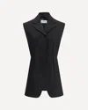 Sportmax Notched Lapels Cotton Vest