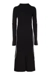 Sportmax Elegant Tight-fitting Crepe Knit Dress