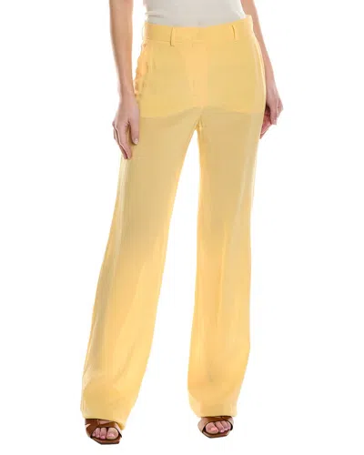 Max Mara Sportmax Persia Trouser In Yellow