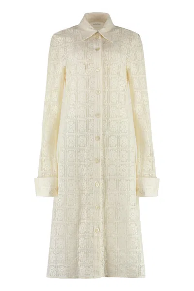 Sportmax Max Mara  Recente Shirtdress In Panna