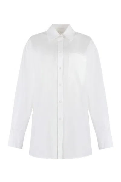 Max Mara Sportmax Rostov Oxford Shirt In Cotton In White