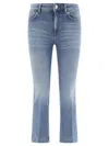 Sportmax Cropped Washed Denim Jeans