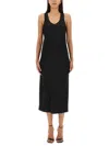 Sportmax Silk Comfort Fit Dress In Black