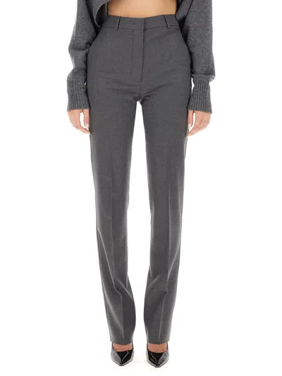 Sportmax Max Mara  Slim Fit Pants In Gray