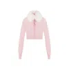 Sportmax Max Mara  Sport Cardigan Fake Fur Removable Neck