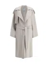 Sportmax 's Fiore Coat In Tortora