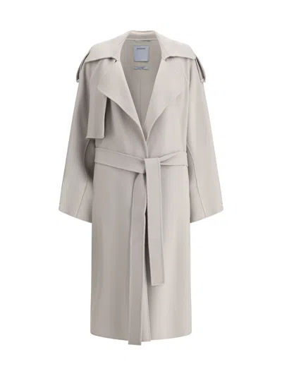 Sportmax 's Fiore Coat In Tortora