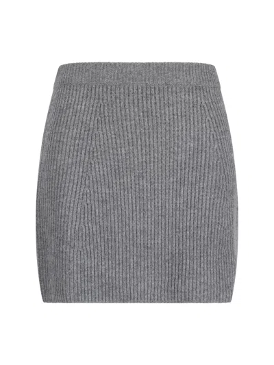 Sportmax Teiera Mini Skirt In Grey