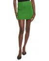 Max Mara Sportmax Teira Wool & Cashmere-blend Mini Skirt In Green