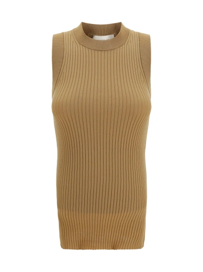 Max Mara Sportmax Toledo Top In Beige