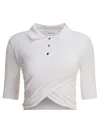 Sportmax White Shaker Polo