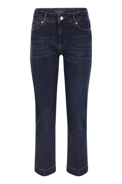 SPORTMAX MAX MARA SPORTMAX UMBRIA - MINI FLARE DENIM TROUSERS