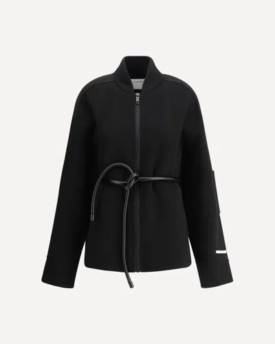 Sportmax Max Mara  Women Vitalba Wool Jacket In Black