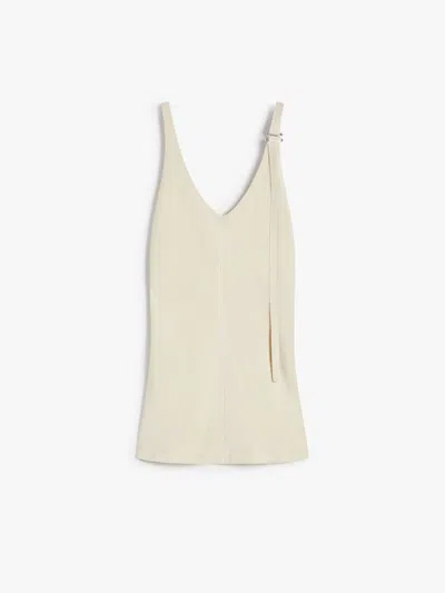 Max Mara Sportmax Waser Waistcoat Beige