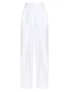Sportmax Max Mara  Leone High Waist Pants In White