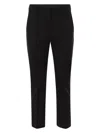Sportmax Max Mara  Asiago Stretch Cotton Trousers In Black