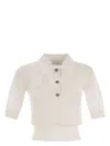 Sportmax Women's Casta - Mesh Knit Polo Shirt