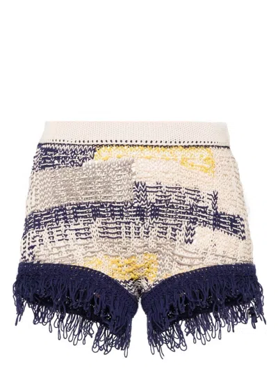 SPORTMAX WOMEN'S COTTON KNITTED SHORTS