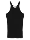 Sportmax Women's Cotton Tank Top In Black