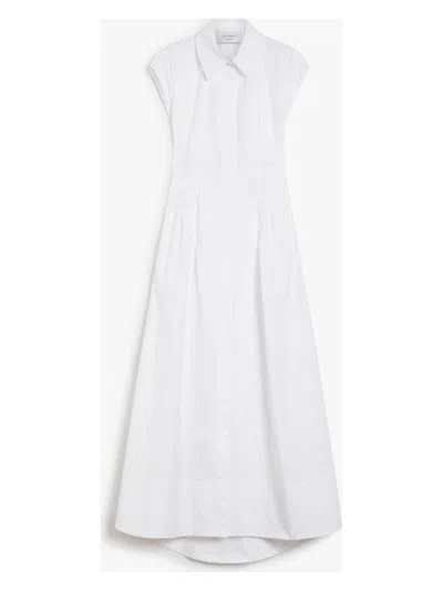 SPORTMAX WOMEN'S FABIANA DRESS OPTIC WHITE | SIZE 42 | 2512221092600001