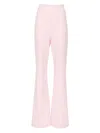 Sportmax Olea High-waist Flared Trousers In Lilac