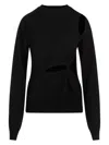 Sportmax Women's Holiday Cutout Pullover Sweater In Black