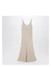 Sportmax Ivory Dress With Adjustable Strap