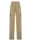 Sportmax Max Mara  Jacopo High-waist Wide-leg Trousers In Beige