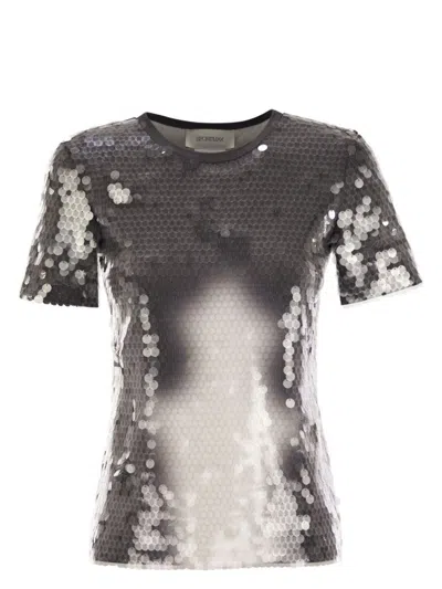 SPORTMAX WOMEN'S KIBBUTZ - T-SHIRT WITH SEQUINS