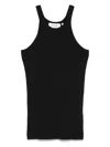 Sportmax Max Mara  Nastie Silk Cotton Tank Top In Black
