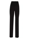 Sportmax Max Mara  Olea - High-waisted Trousers In Scuba Jersey In Black