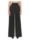 Sportmax Wool Blend Wide Pants In Black