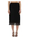 Sportmax Max Mara  Skirt Aceti1234 In Black