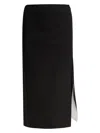 Sportmax High-waisted Midi Skirt Side Slit