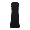 Sportmax Mirto Open-back Cady Dress In Blue