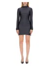 Sportmax Stiria Long Sleeve Drees In Black